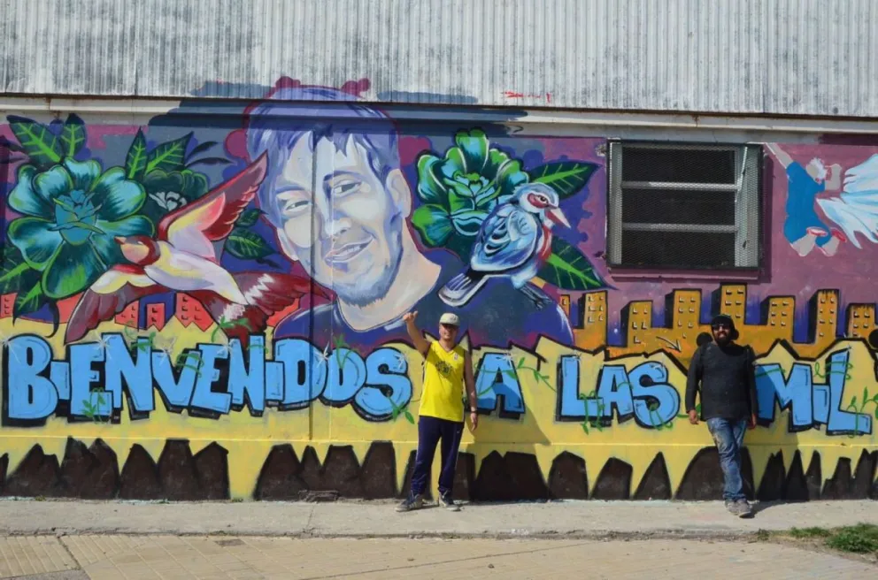 Los pibes le ponen arte al barrio