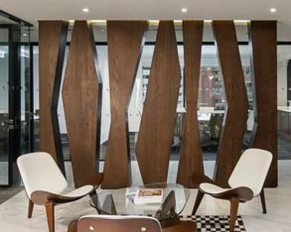 Ideas para separar espacios con madera