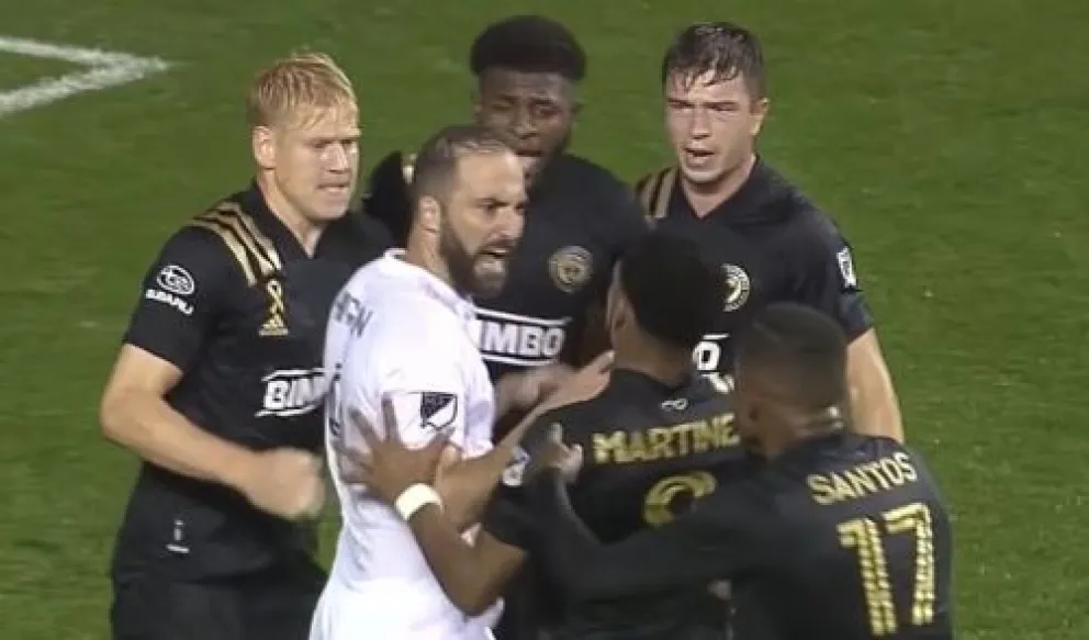 Turbulento debut de Pipita Higuaín en la MLS