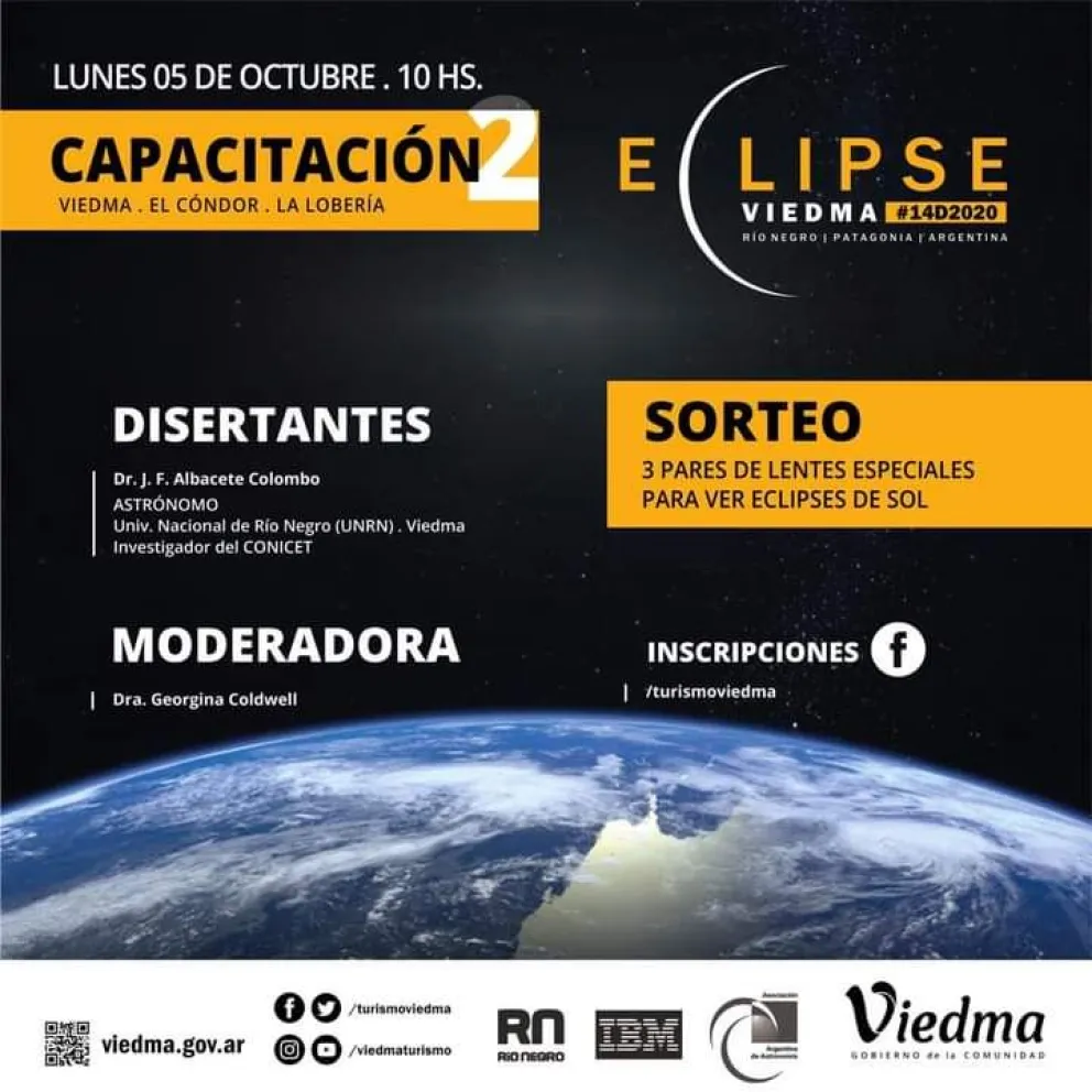 Capacitación virtual por el Eclipse 2020