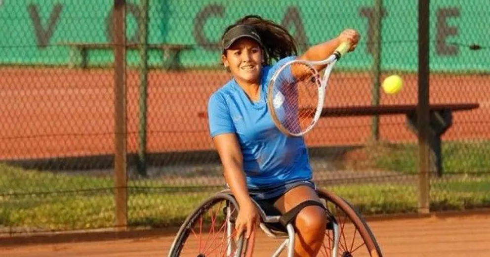 La mejor tenista en silla de ruedas de la Argentina