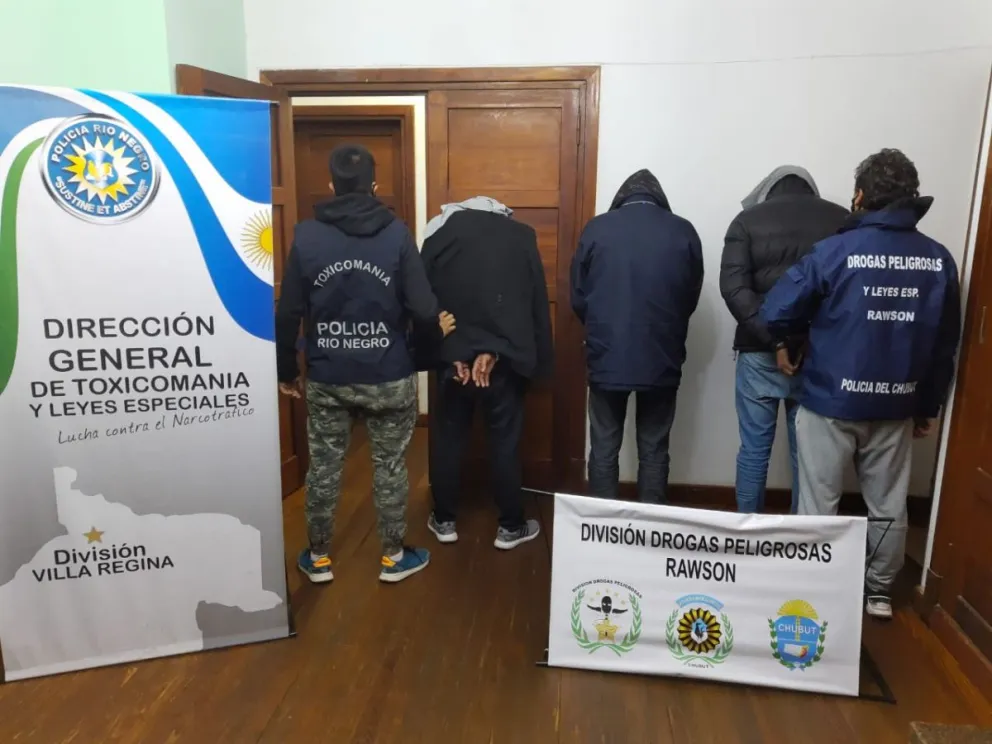Secuestraron más de 5 kilos de cocaína en un megaoperarivo conjunto con Chubut