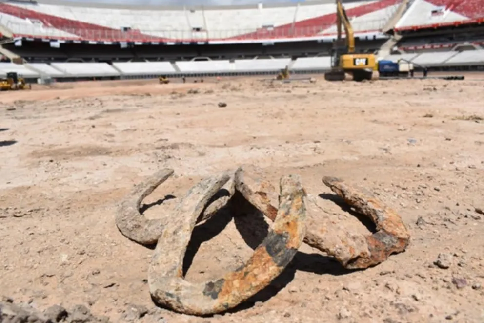 Hallazgo arqueológico en el Monumental