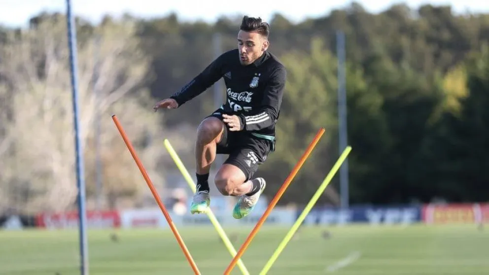 Salvio encendió la alerta en la Selección