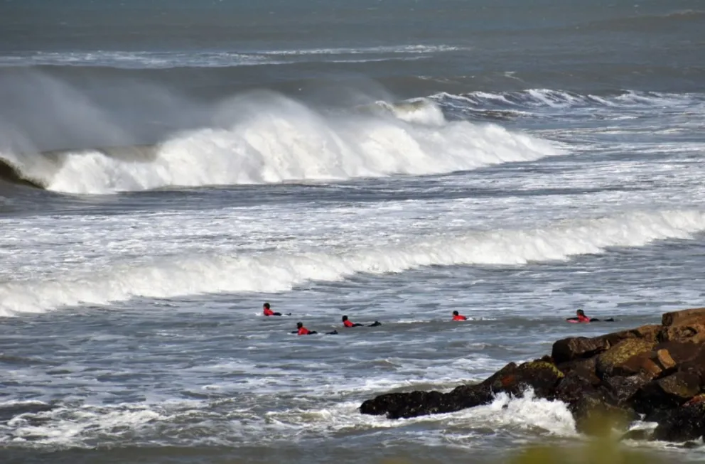 El surf puso primera en Mar del Plata