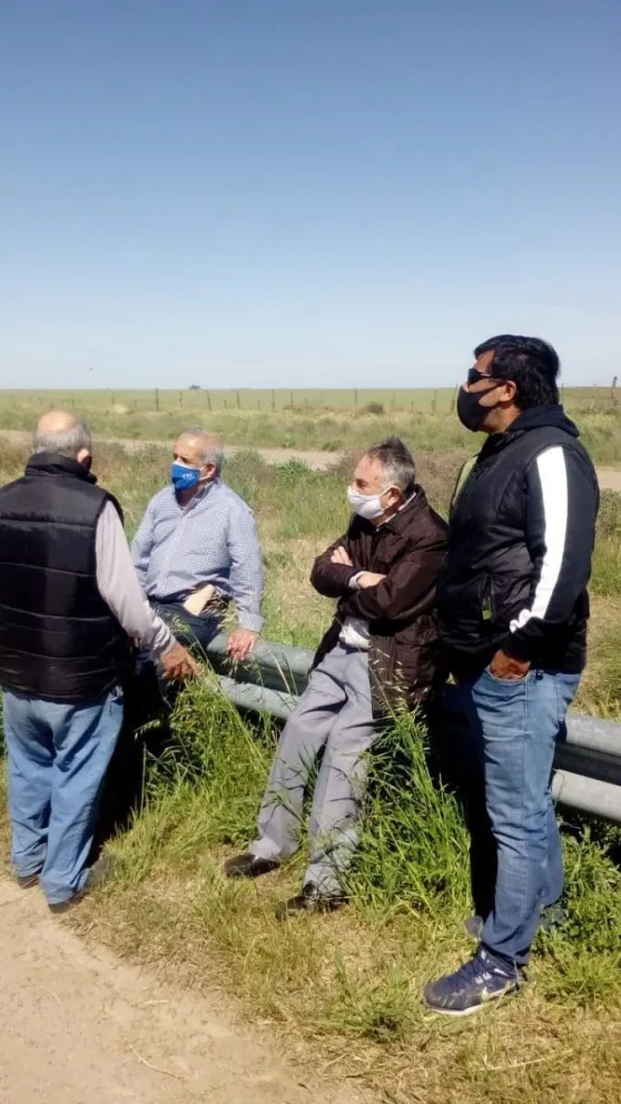 Jornada de protesta y corte parcial de ruta en Stroeder