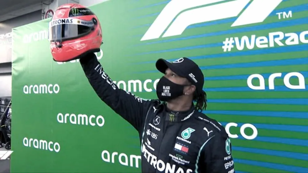 Hamilton hace historia en Nürburgring al igualar el récord de victorias en la F1