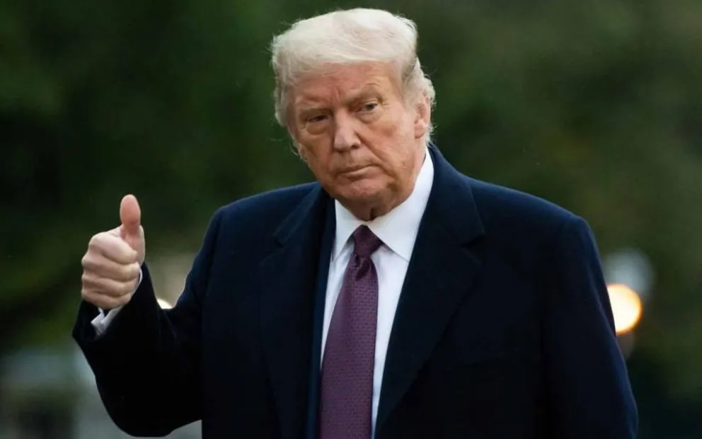 Donald Trump dio negativo por COVID-19