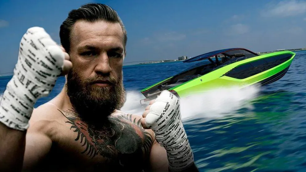 Conocé el "autoyate" de Lamborghini que adquirió Conor McGregor