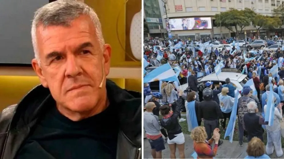 Repudio y denuncia contra Dady Brieva tras sus dichos sobre el banderazo