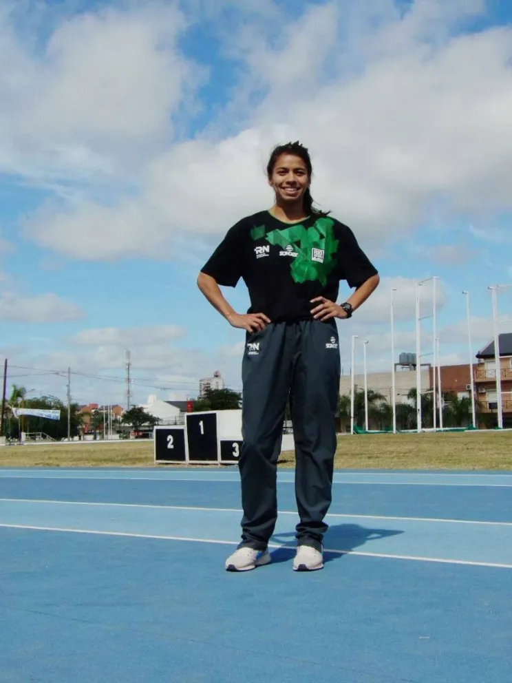 Escudero, una atleta rionegrina con presente y futuro