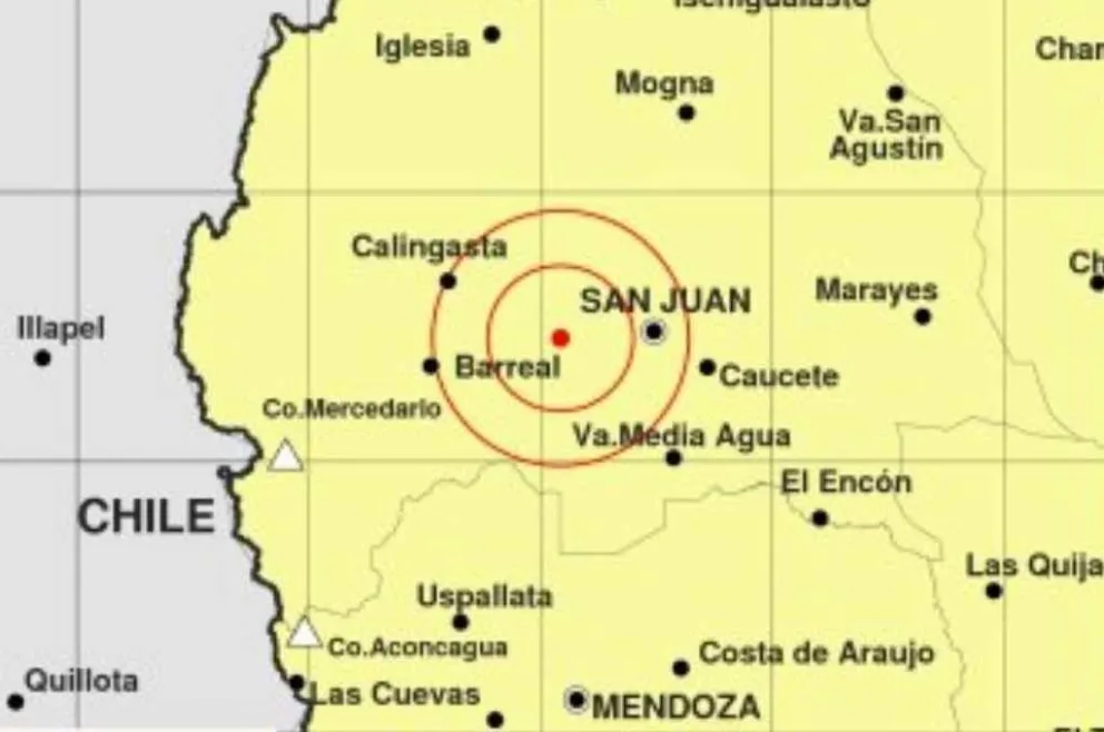 Un temblor de 5.1 grados azotó la provincia de San Juan
