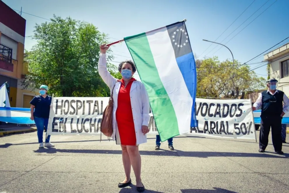 Trabajadores de Salud volvieron a salir a la calle