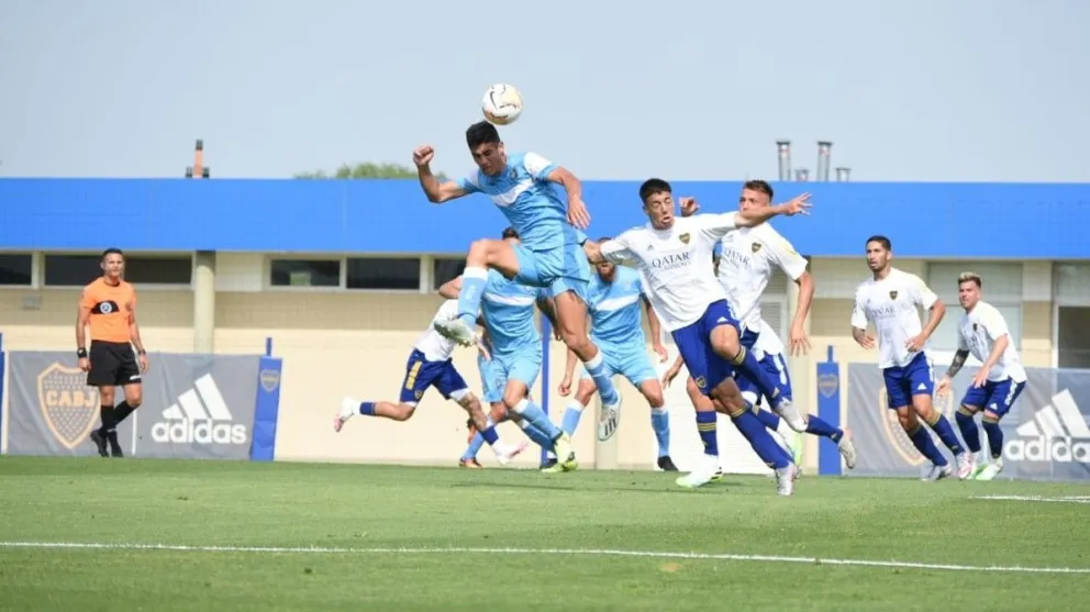 El viedmense Bruno Sepúlveda participó de un amistoso frente a Boca