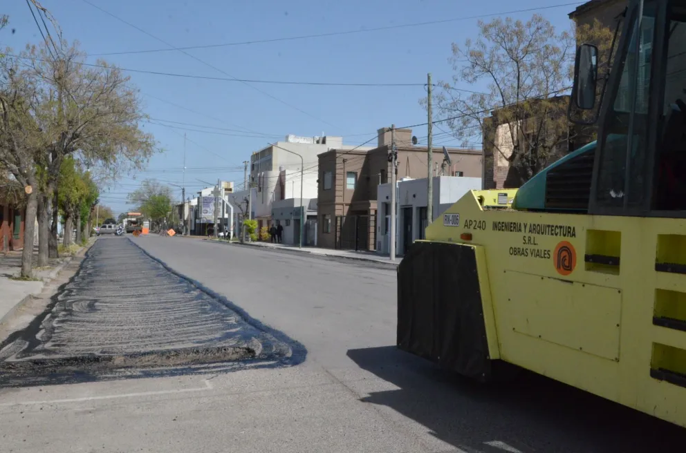Calles cortadas en el centro por tareas de repavimentación 