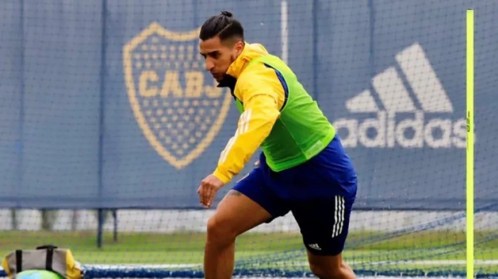 Bajo el agua: el Pulpo González cumplió su primera práctica en Boca
