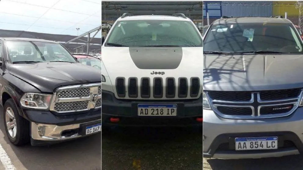 Subastan 11 camionetas 4x4 de lujo desde u$s26.000