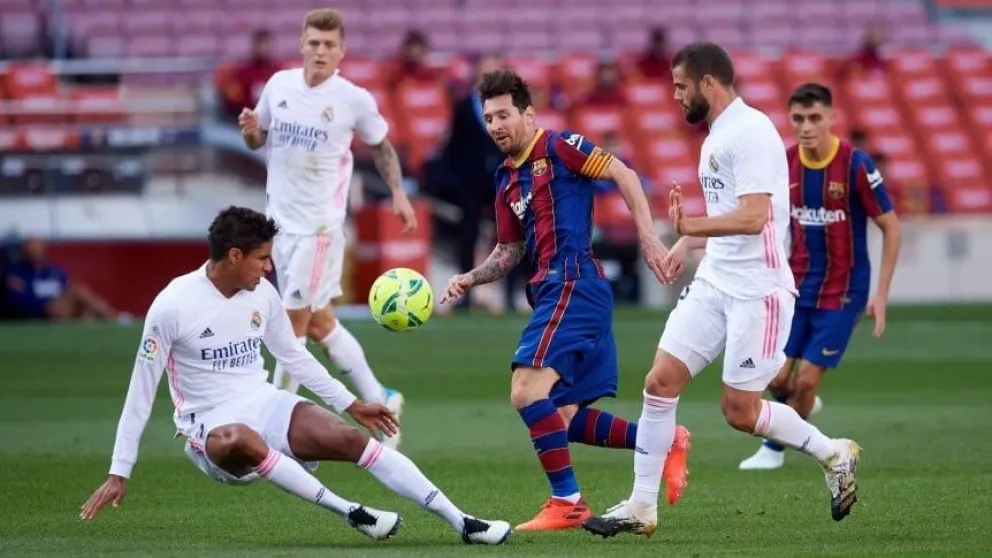Se extendió la racha negativa de Messi contra Real Madrid