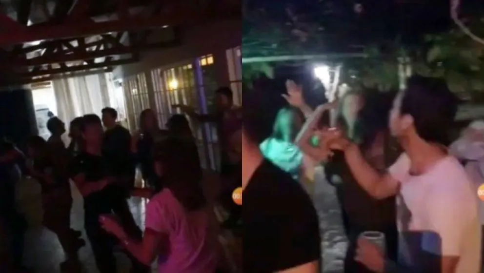 Hicieron una fiesta clandestina y lo difundieron en sus redes sociales