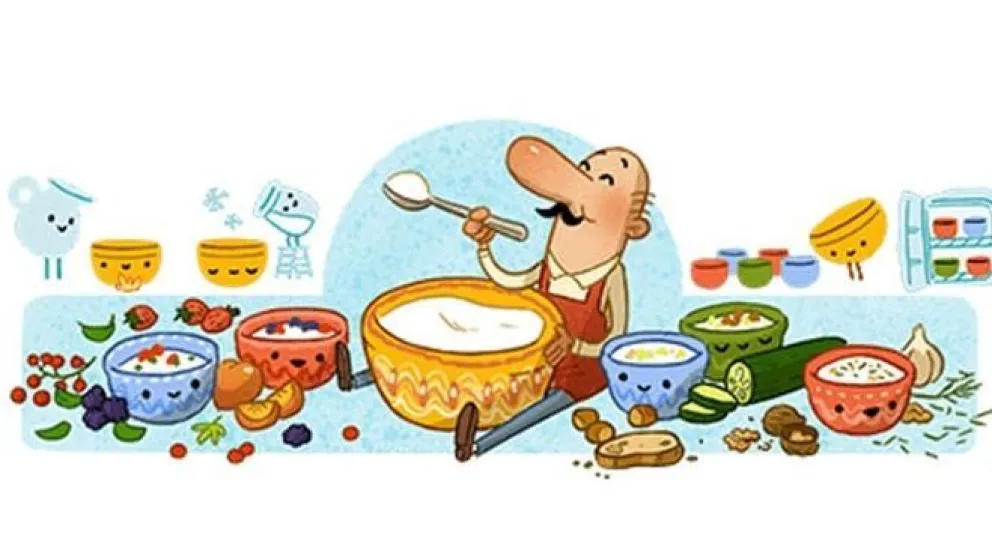 Google homenajea al doctor Stamen Grigorov,  el inventor del yogur