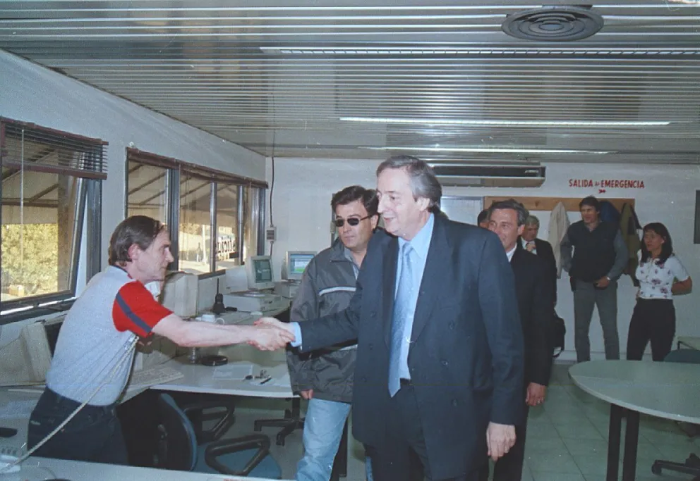 El paso de Kirchner por Viedma y la redacción de Noticias de la Costa