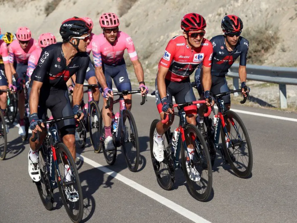 Vuelta a España: una foto impactante de las piernas de un ciclista