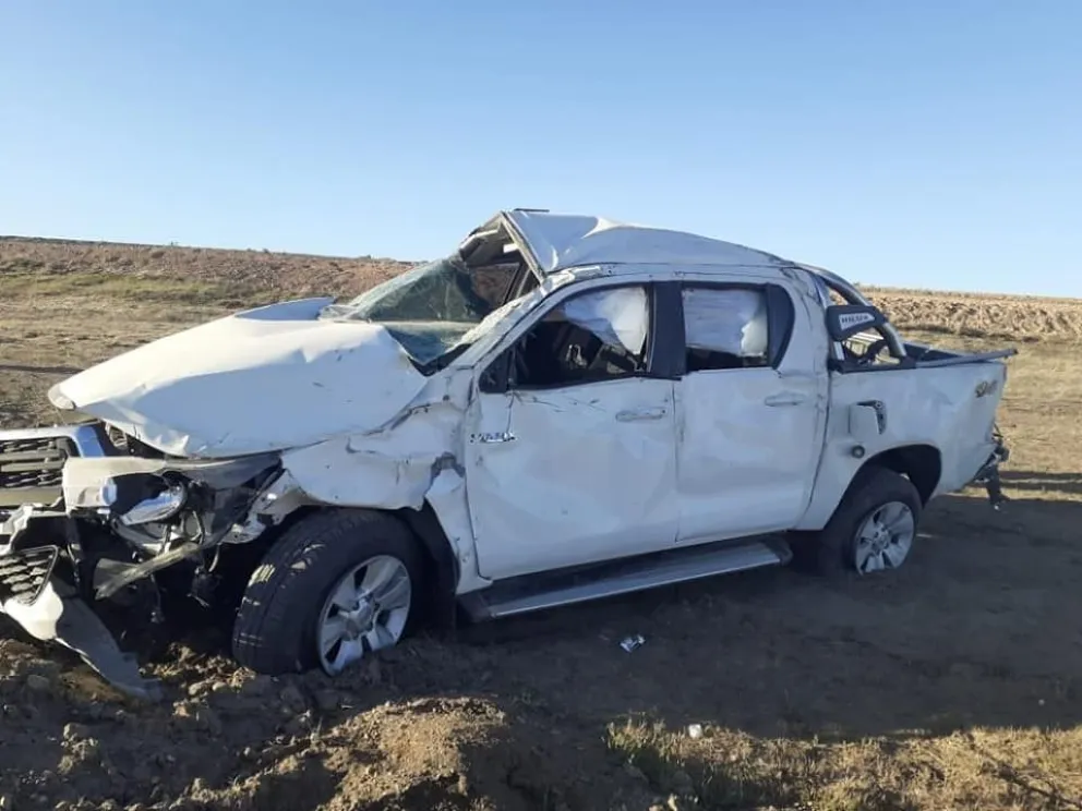 Se accidentaron dos ministros en la Línea Sur