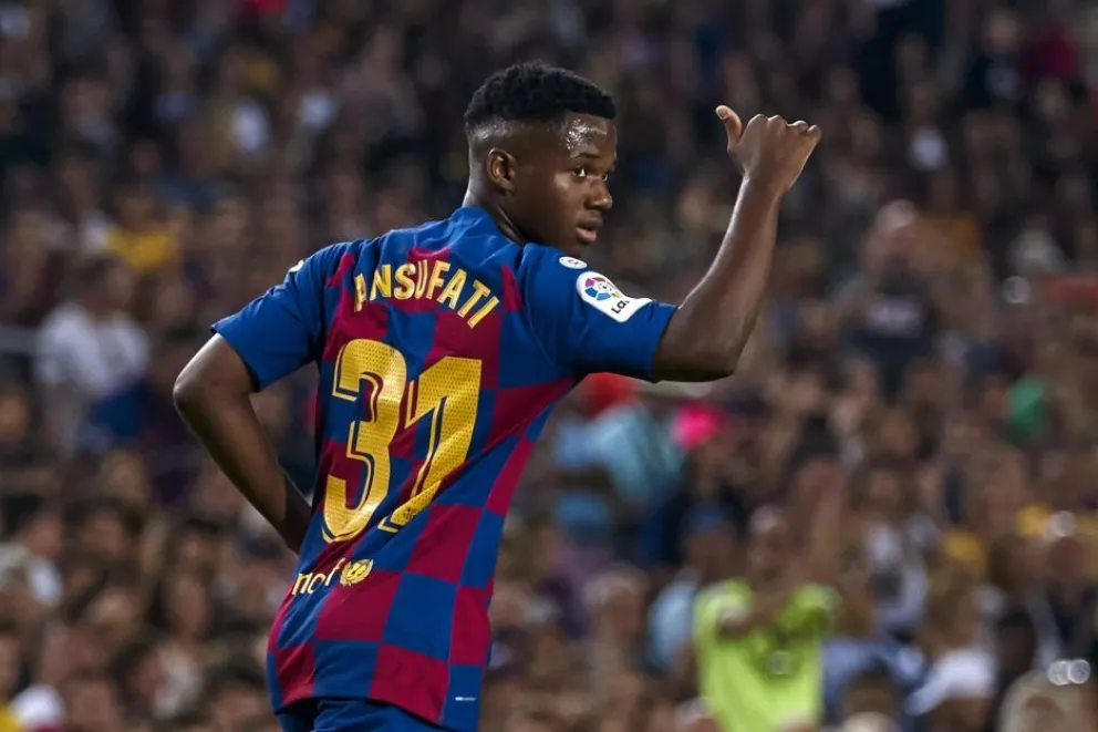 El curioso saludo de Barcelona para Ansu Fati por su cumpleaños