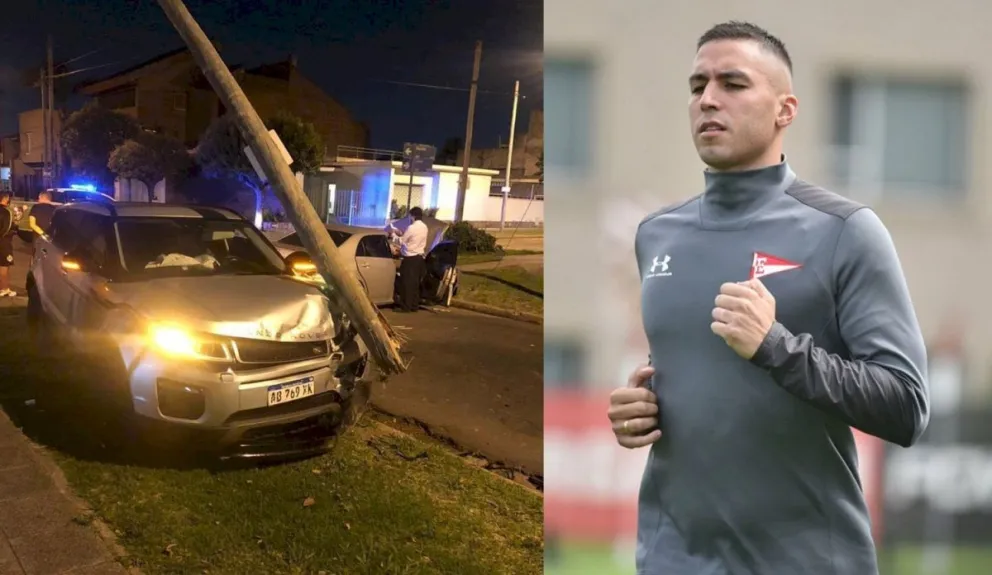 Se conoció el video del choque del futbolista Tobio en el que murió una mujer