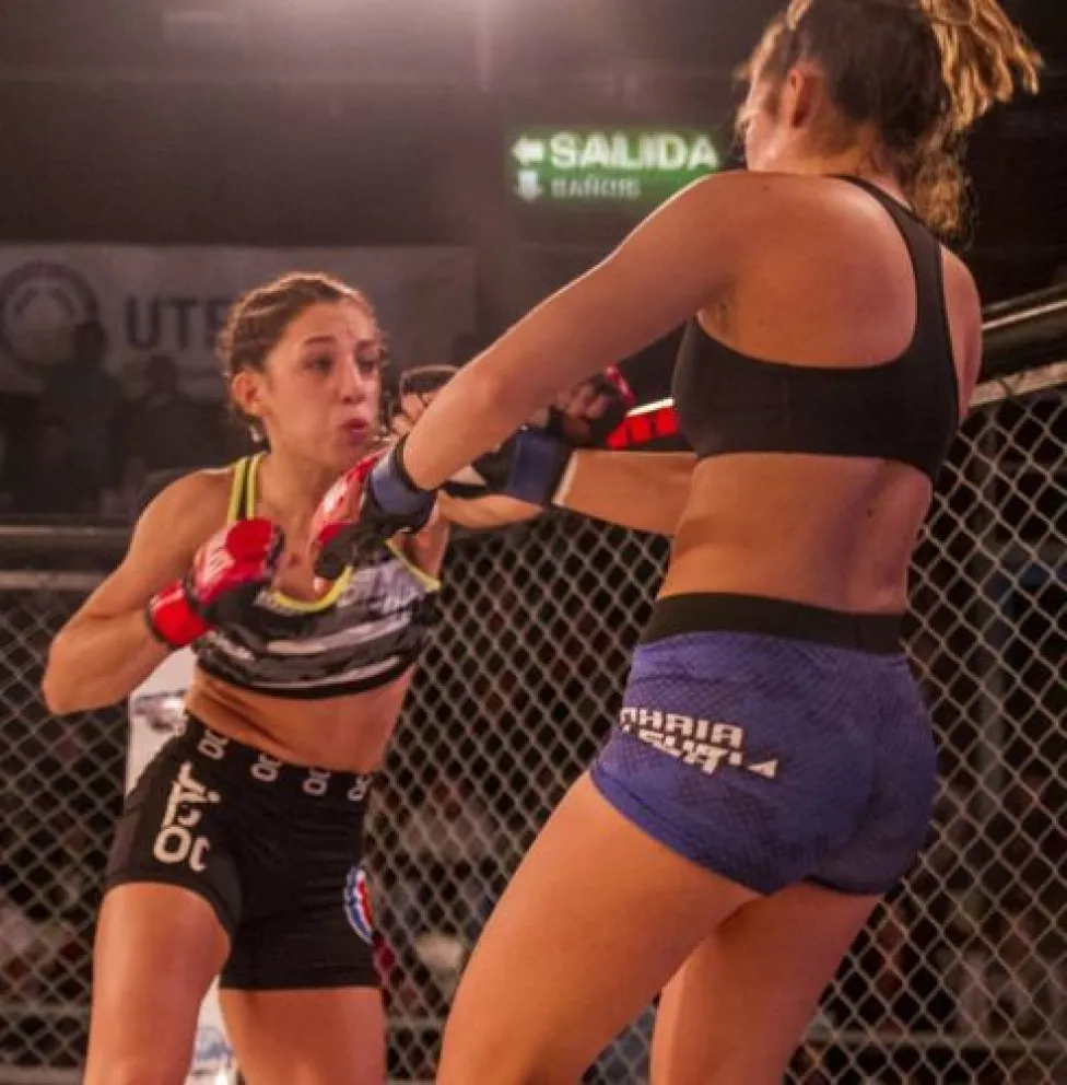 La rionegrina Gabriela Campo ultima detalles para el festival Warrior de MMA