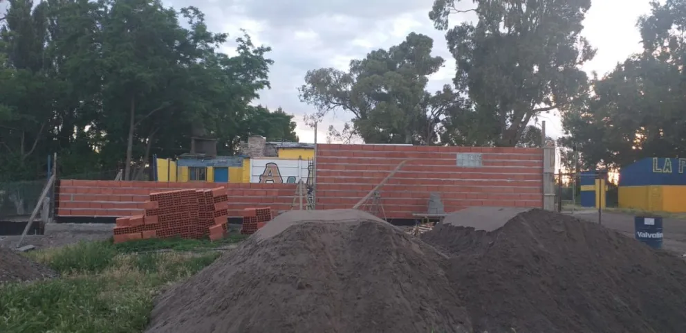 Las obras en la Peña avanzan a buen ritmo