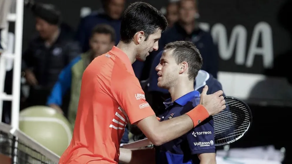 Djokovic fue demasiado para el Peque Schwartzman