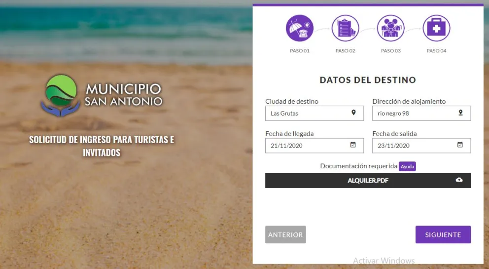 Fin de semana largo en Las Grutas: las condiciones municipales