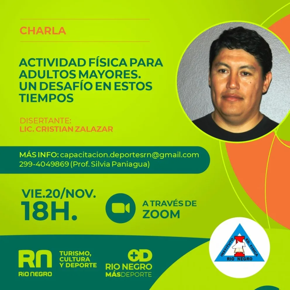 Charla sobre actividad física para adultos mayores un desafío en estos tiempos