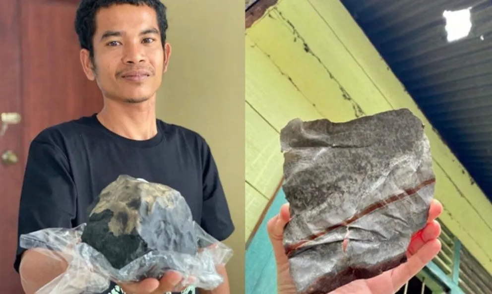 Le cayó un meteorito en su casa y se volvió millonario