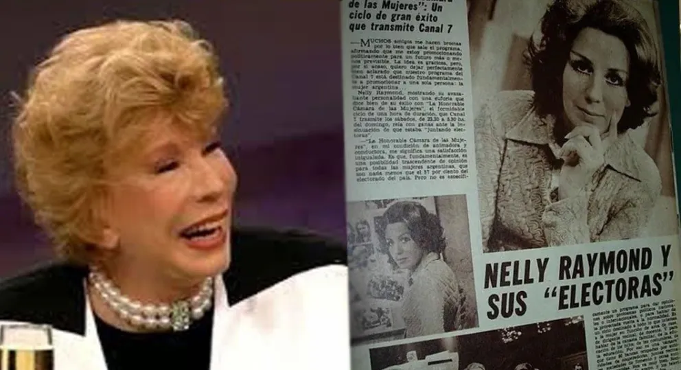 Murió Nelly Raymond, legendaria periodista y presentadora de shows televisivos