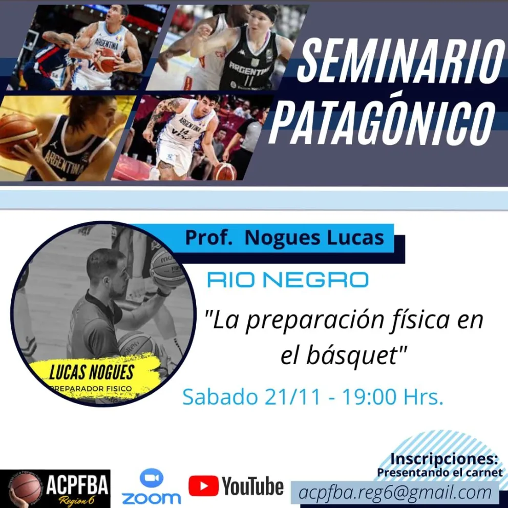 Seminario patagónico de preparación física en básquet