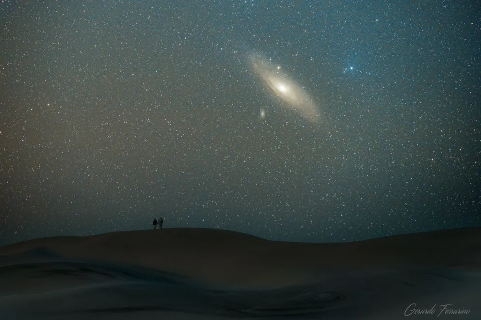 La NASA premió una espectacular foto del cielo de Bahía Creek