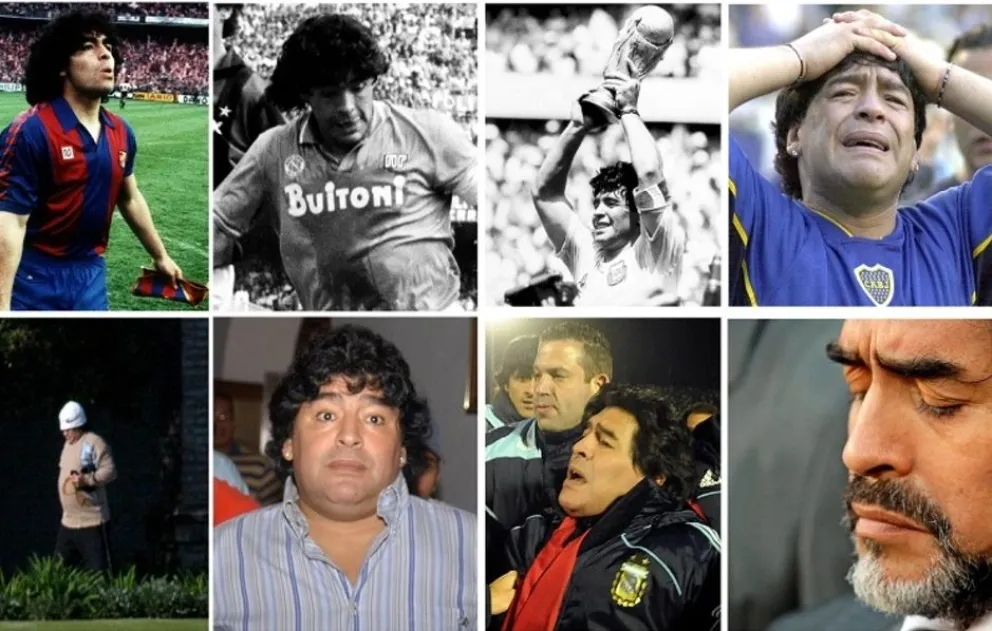 La vida de Maradona en 60 fotos