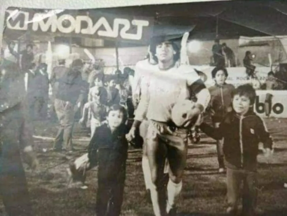 El día que Diego Maradona jugó en Río Negro