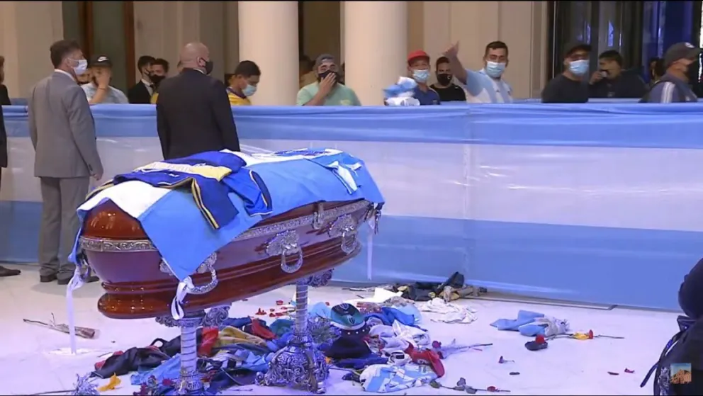 En vivo el velatorio de Maradona en Casa Rosada: Esperan a 1 millón de personas