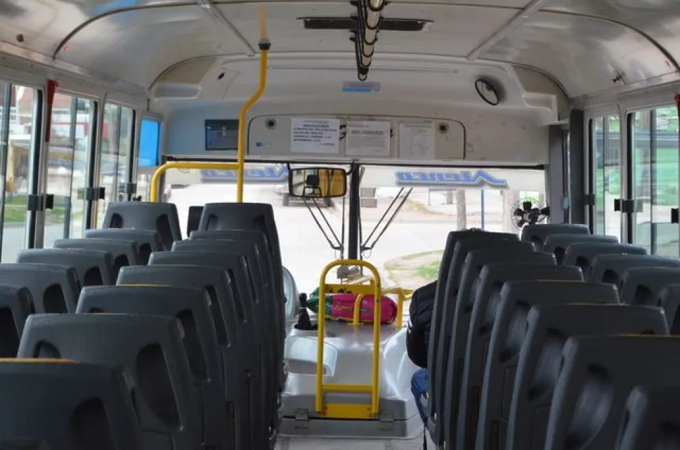 Modifican horarios y frecuencias de los colectivos a El Cóndor