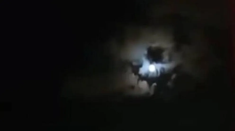 ¡Increíble!: la silueta de Maradona apareció entre las nubes en Paraná
