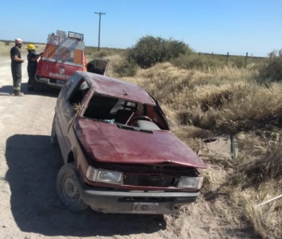 Accidente sin consecuencias graves camino a La Baliza