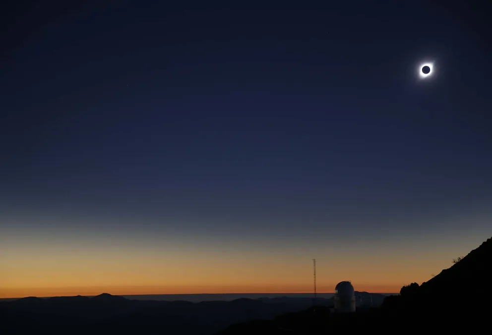 El eclipse solar: un fenómeno "inédito y sobrecogedor"