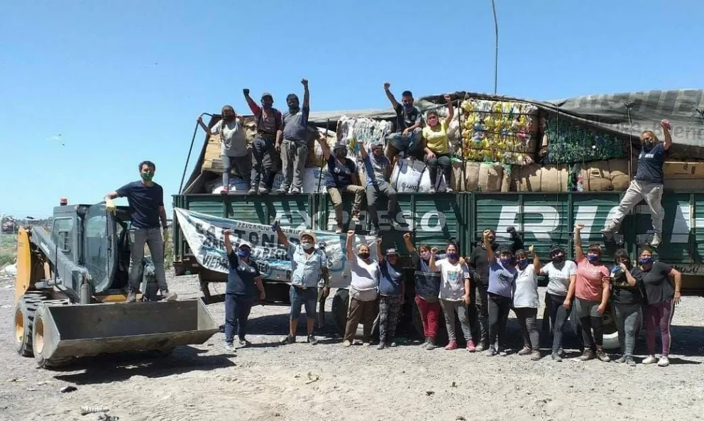 Partió la primera carga de residuos tratados