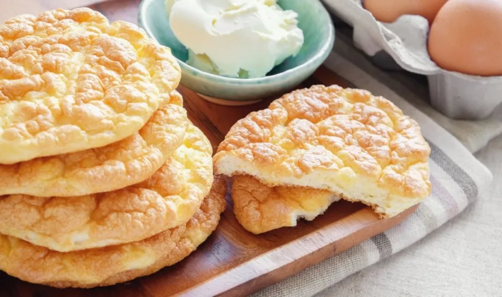 Cómo hacer el famoso "pan nube": con tres ingredientes y sin harinas