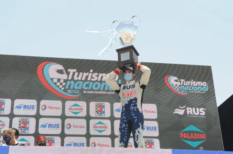 Urcera se consagró bicampeón del TN en San Juan