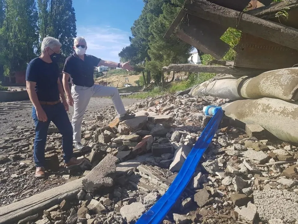 Pusieron en marcha una bomba provisoria para mejorar la dotación de agua