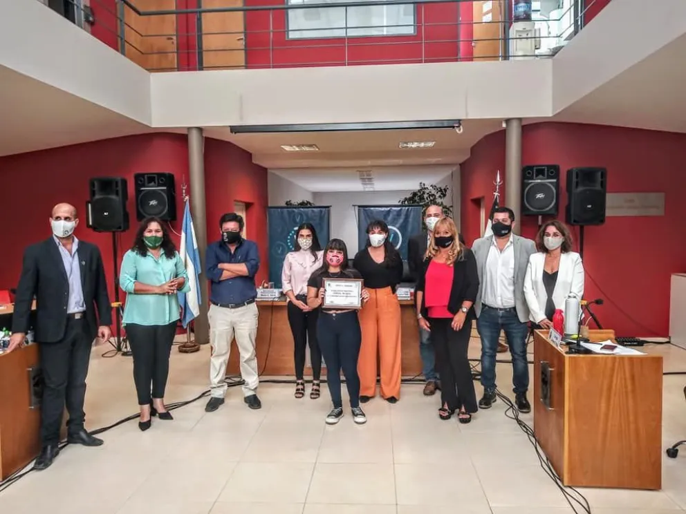 Aldana Monte recibió la Distinción al Merito Ciudadano